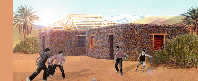 Maroc - Construction d'une maison témoin en MPC 